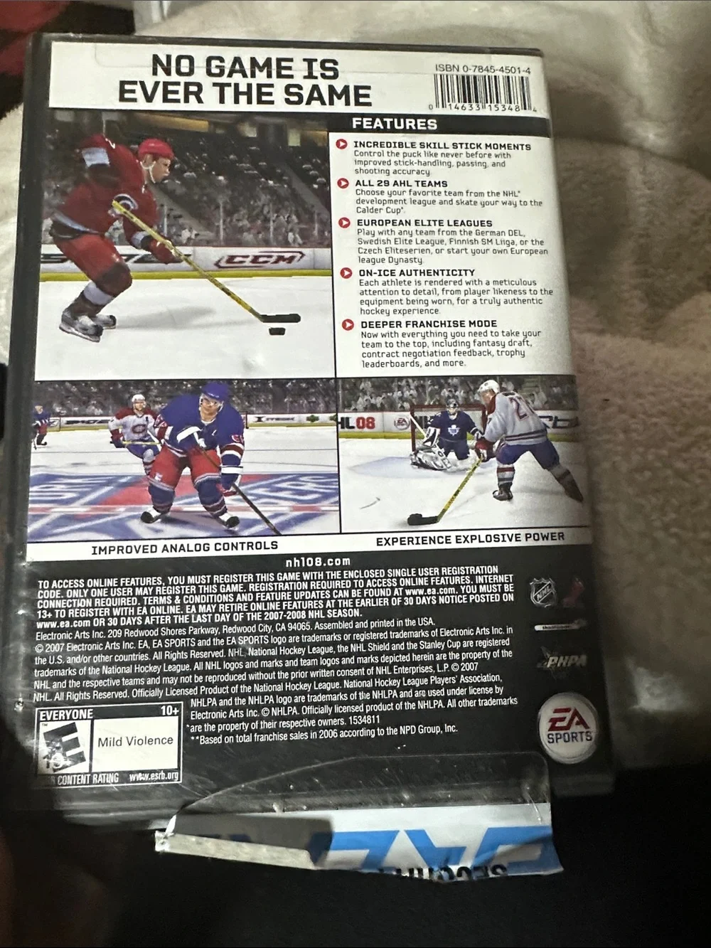 NHL 08 PC Game and FORMULA CHALLENGE l-used